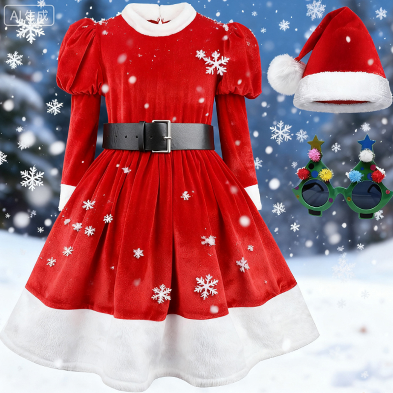 Elf Costume Christmas - 4PCS Santa Claus Cosplay Costume Boys