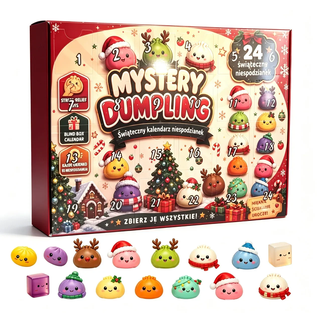 24 PCS Christmas Advent Calend - Advent Calendar Gift review and price