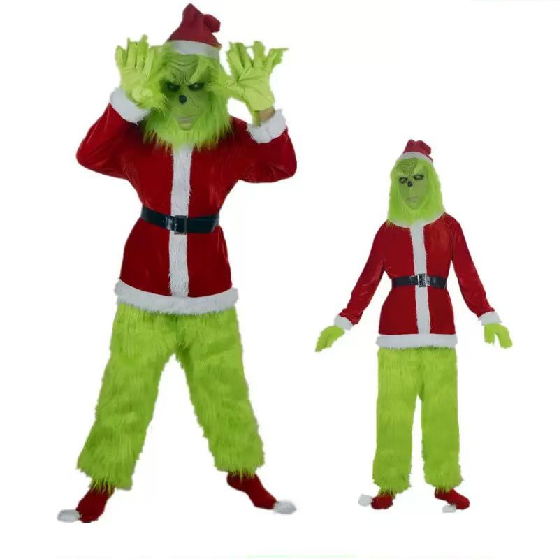 Merry Christmas Grinch Cosplay - Santa Hat Plush review and price