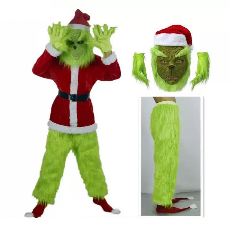 Merry Christmas Grinch Cosplay - Santa Hat Plush review and price
