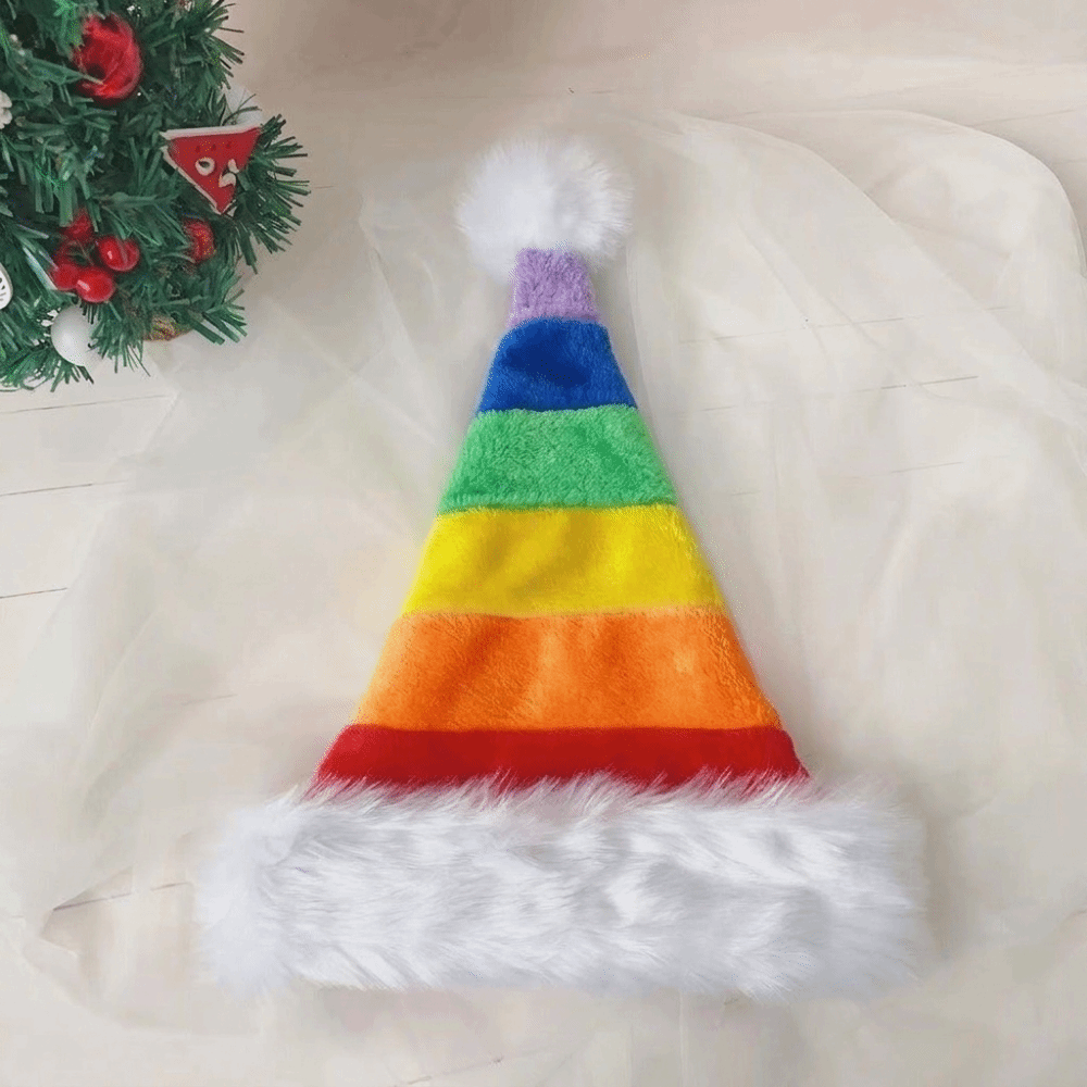 Simple Stripe Plush Christmas  - Santa Hat Plush review and price