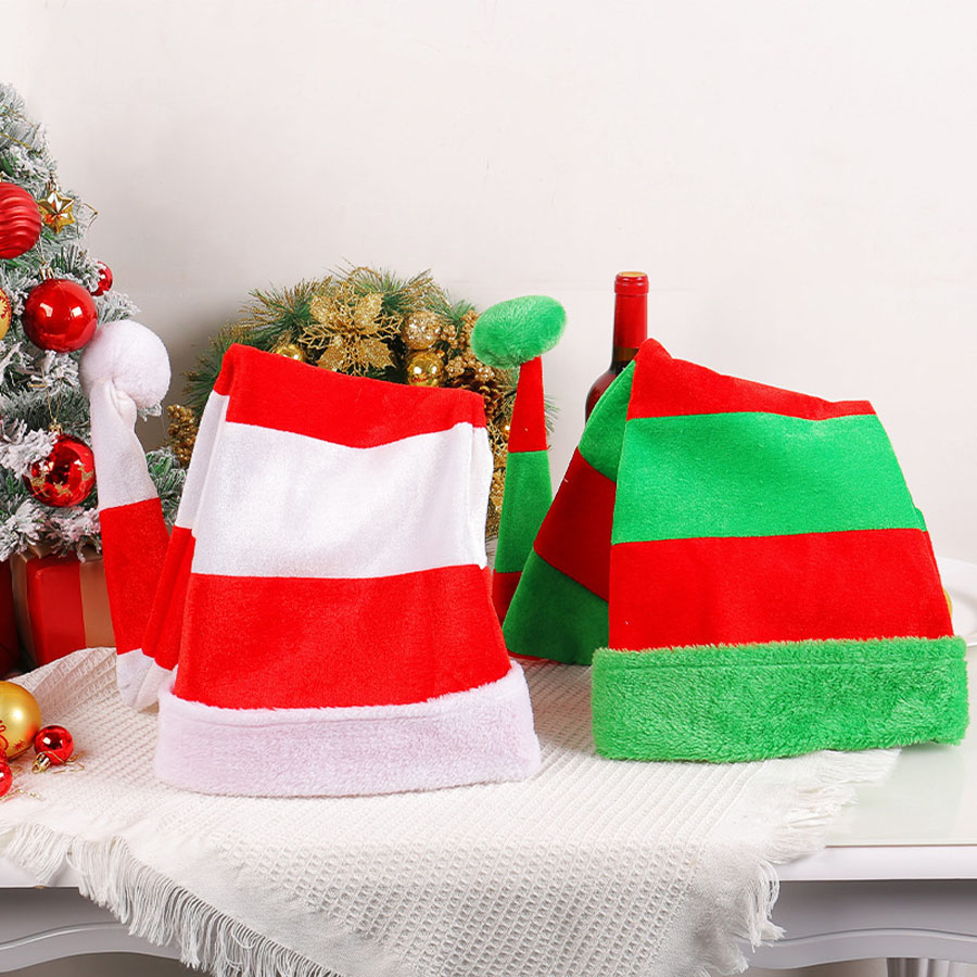 Long Striped Santa Hat with Wi - Santa Hat Plush review and price
