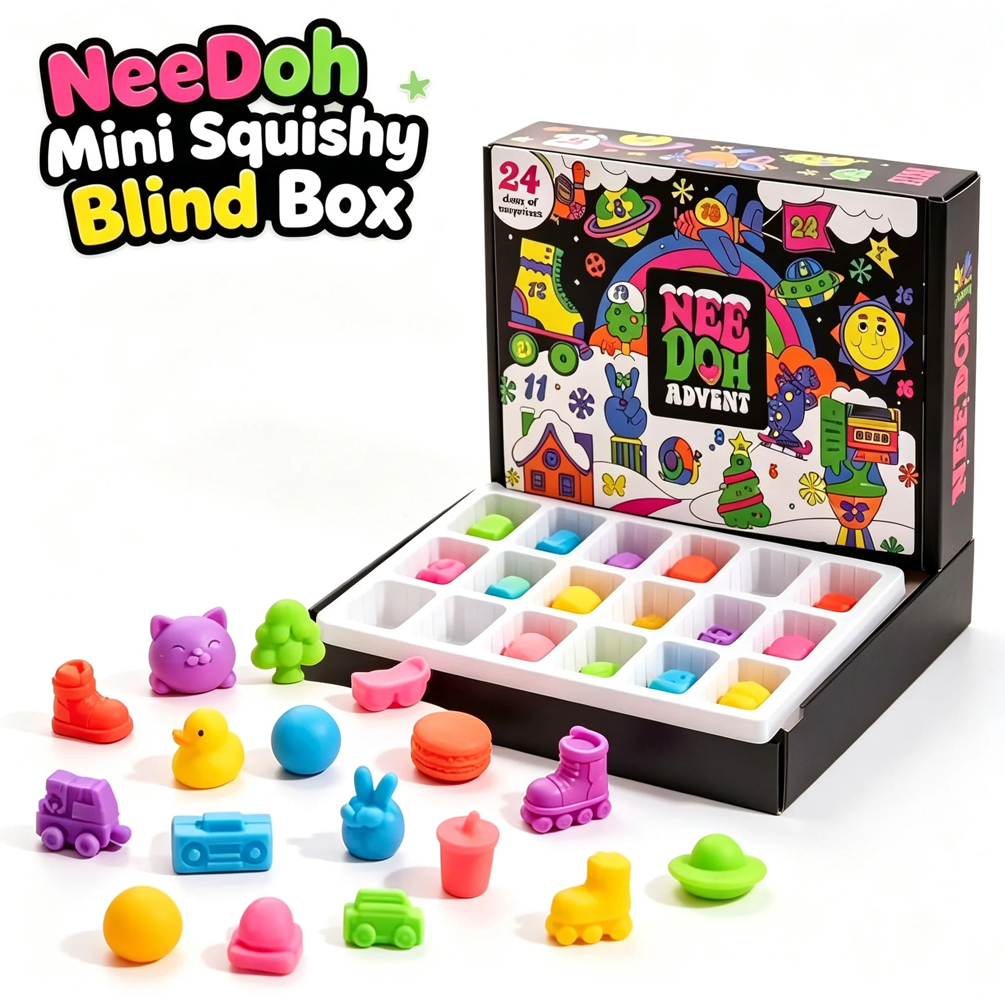 2026 Nee Doh Christmas 13/24Da - Advent Calendar Gift review and price