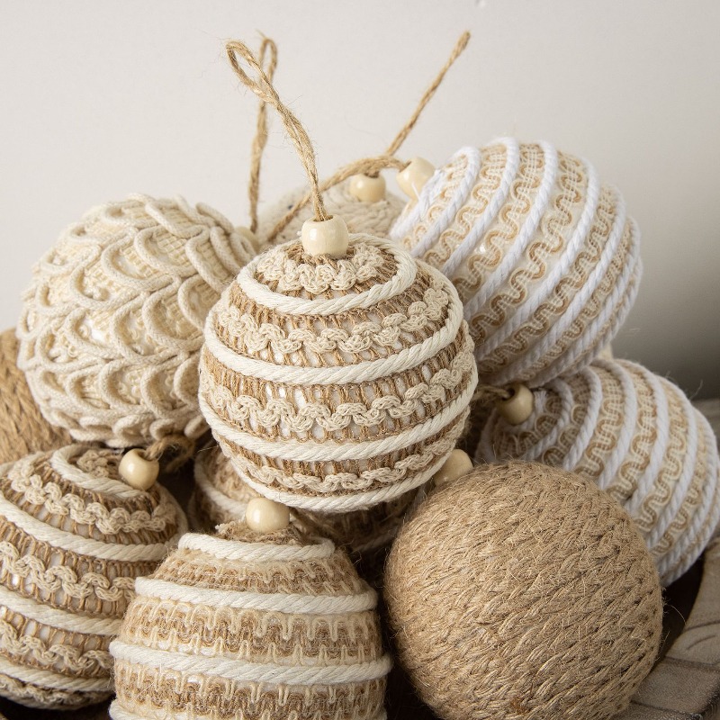 New 8CM Jute Rope Wrapped Chri - Gift Box Wrap Set review and price