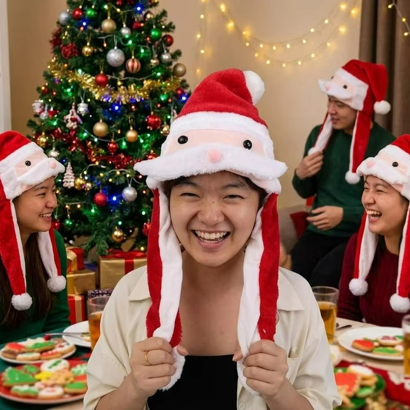 Funny Christmas Santa Hat with - Santa Hat Plush review and price