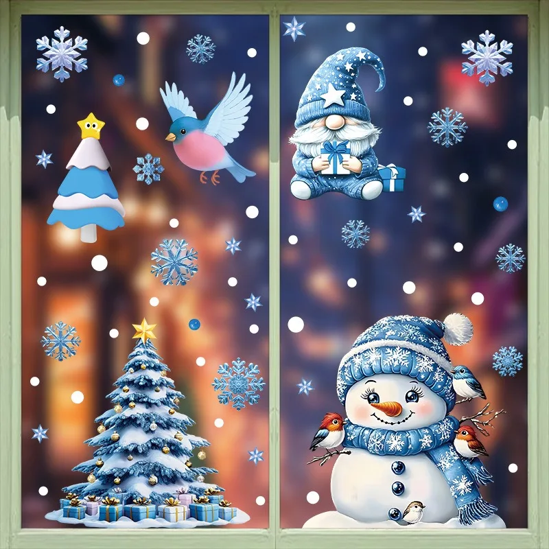 Merry Christmas Static Glass S - Snowflake Window Decal review and price