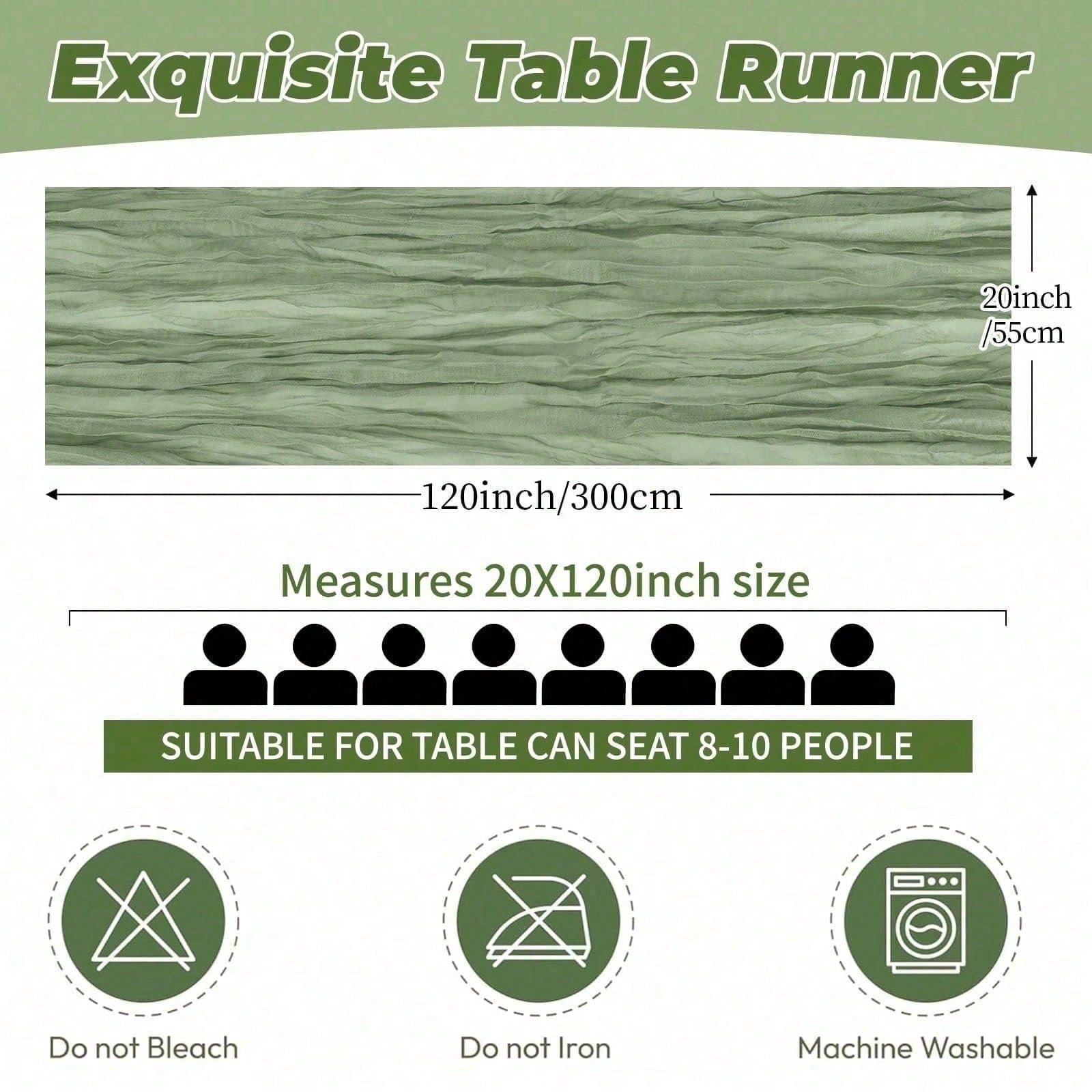 6 Pack Cheesecloth Table Runne - Christmas Table Runner review and price