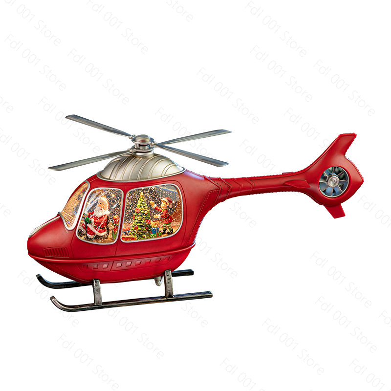 Christmas Helicopter Snow Glob - Snow Globe Musical review and price