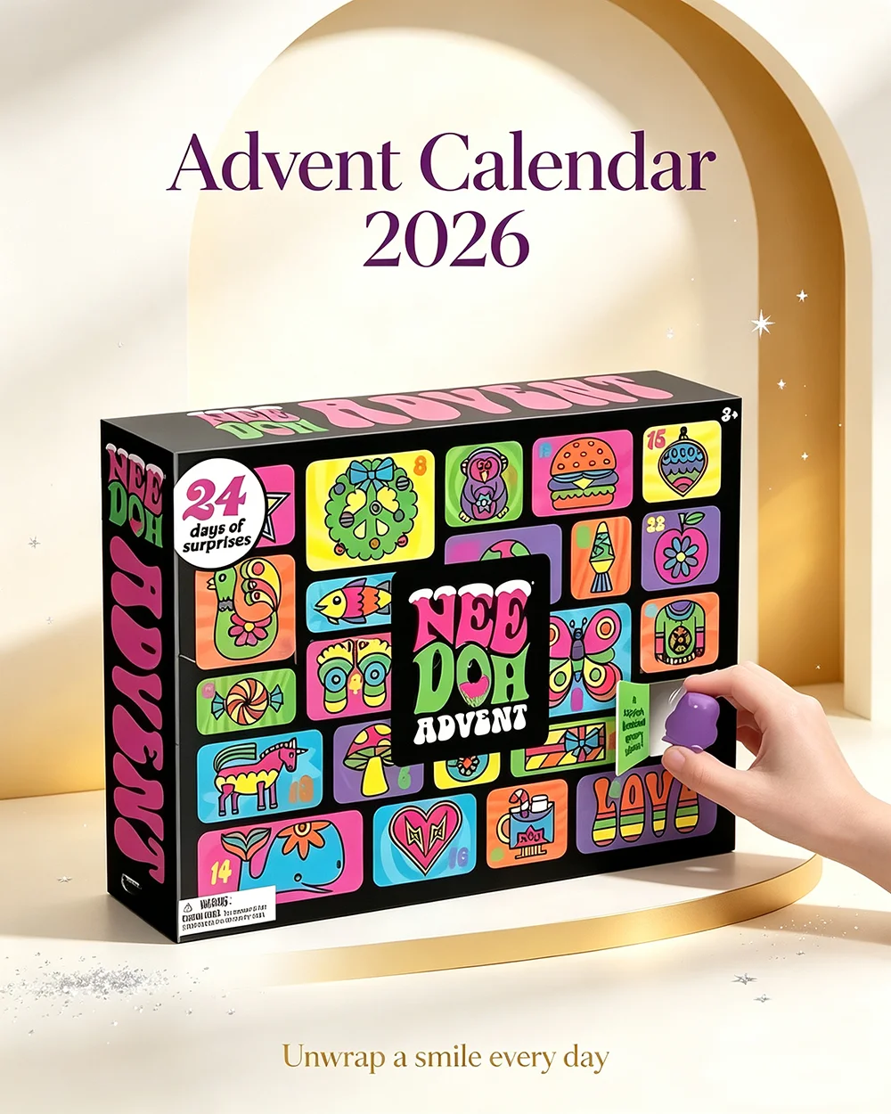 2026 NeeDoh Advent Calendar Gi - Advent Calendar Gift review and price