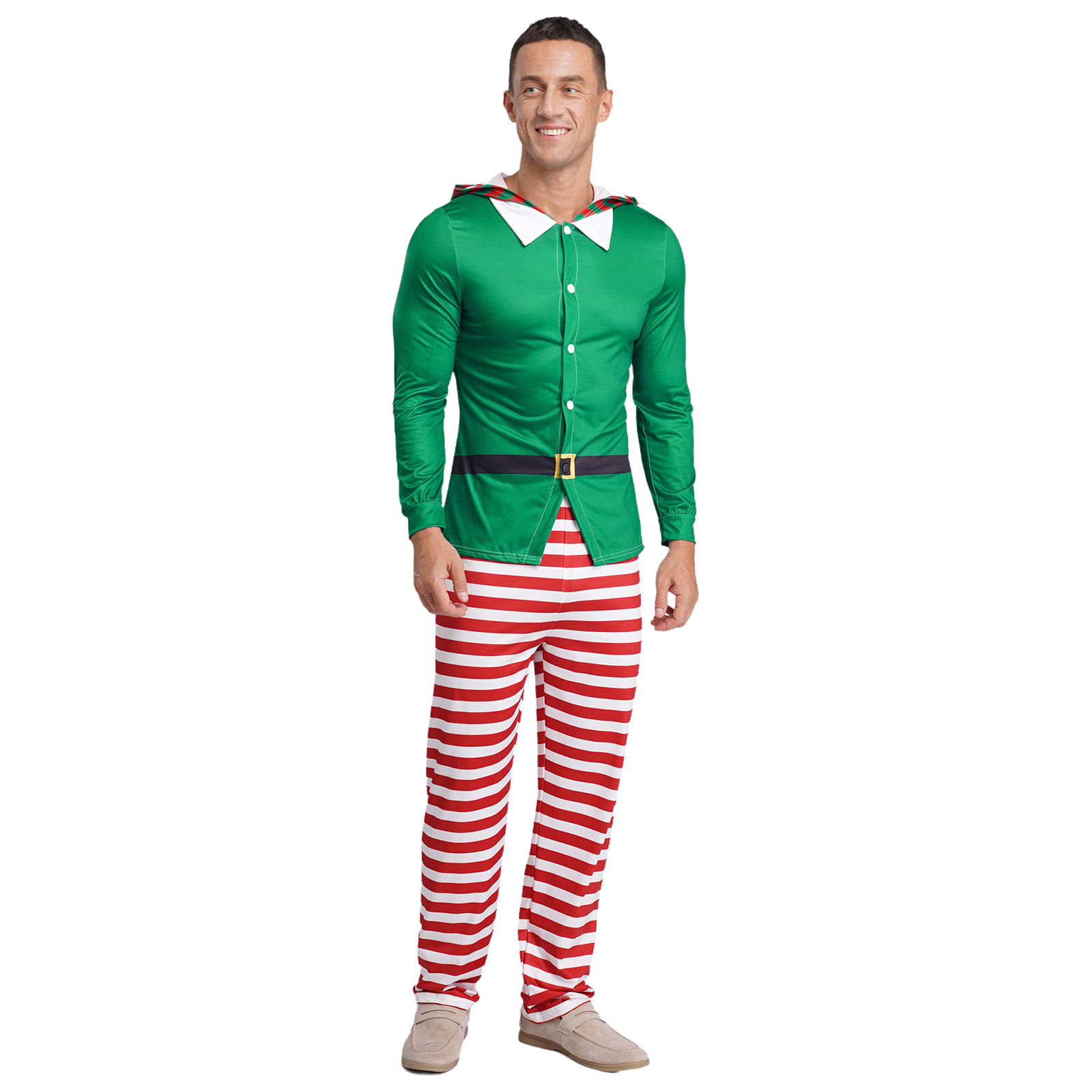 Men Christmas Elf Cosplay Cost - Elf Costume Christmas review and price