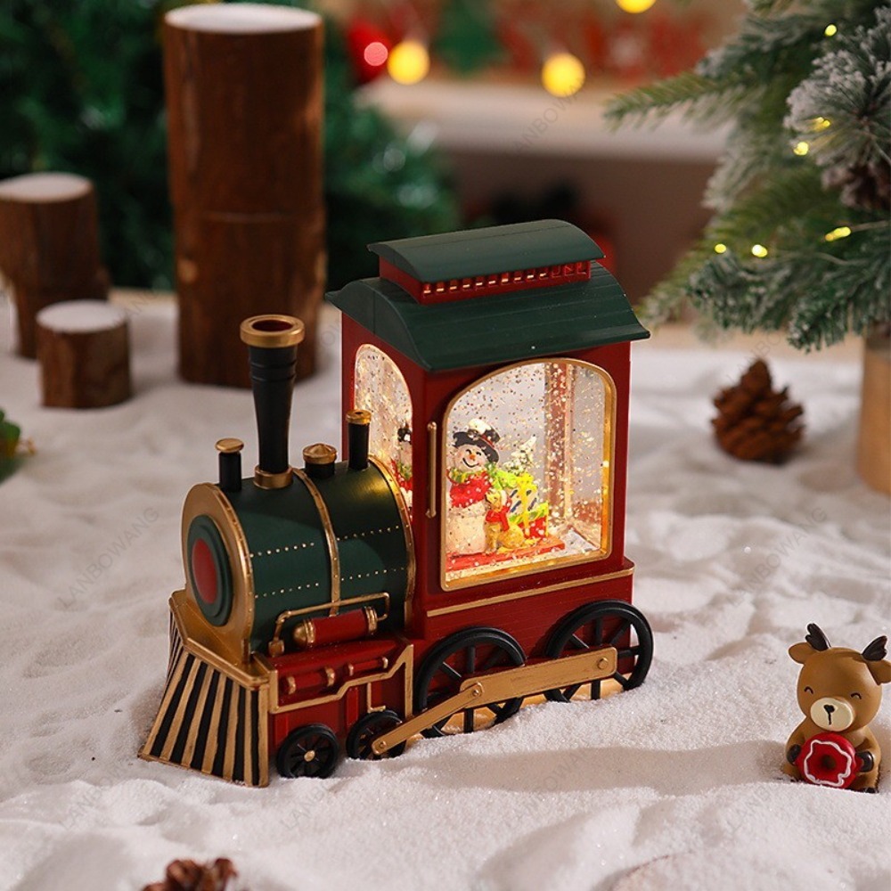 Christmas Locomotive Ornament, - Snow Globe Musical review and price