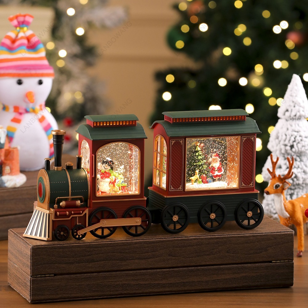 Christmas Locomotive Ornament, - Snow Globe Musical review and price