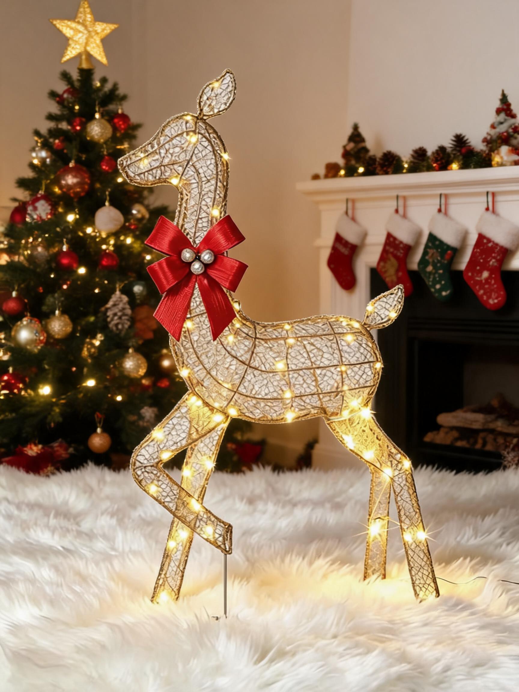 3 Pieces Lighted Christmas Dee - Christmas Lights Outdoor review and price